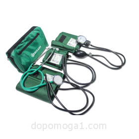 Апарат для вимірювання кров'яного тиску (сфігмоманометр) з трьома манжетами