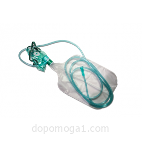Oxygen mask with bag